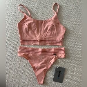 Gymshark sports bra and thong set size XS